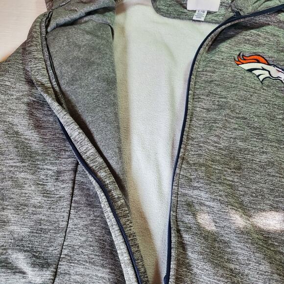 Denver Broncos Hoodie Jacket Size L NFL - Picture 7 of 8
